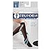 Truform Sheer Compression Stockings, 15-20 mmHg, Women's Knee High Length, 20 Denier, Black, Medium