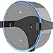 eBoot Solid Metal Wall Mount Stand Holder Stand Bracket for All-New Echo Dot 2nd Generation (Black 1)