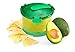 Casabella Guac-Lock Container with Tray, Green/White