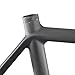ICAN Full Carbon Cyclocross Frame with Carbon Fork Disc Brake BSA Quick Release Front 100x9mm Rear 135x9mm 53cm