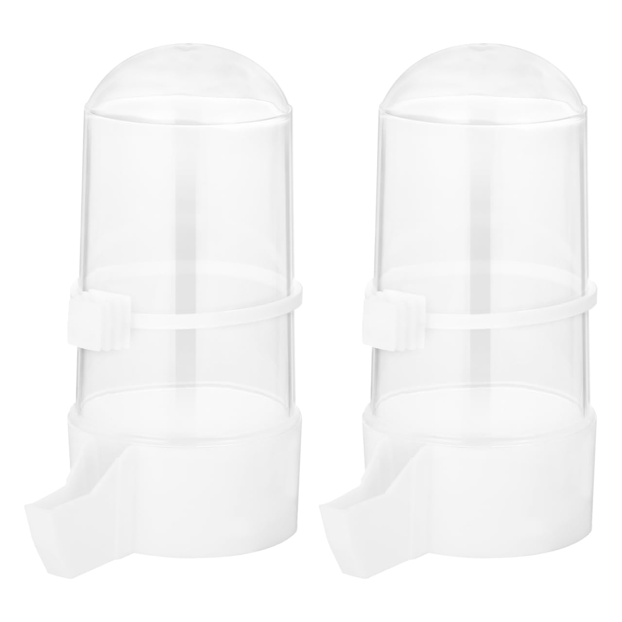2 Pcs Bird Water Dispenser Water Feeder for Birds Bird Water Feeder for Cage Automatic Water Dispenser Bird Water Bottle Holder Bird Feeder Pet Supplies Long Tail Bird Supplies