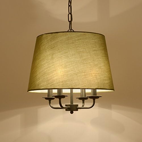 Chandelier Light Shades Ceiling Crystals - American Country Restaurant Simple Cloth Scandinavian Creative Restaurant Presentation Light Warmer Bedroom Light