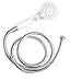 Shower Hose 98 Inches 8.2 ft Extra Long Stainless Steel Flexible Handheld Shower Head with Chrome Finishes - Best Detachable Handshower Extension Replacement Adapter with Brass Fitting