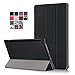 10.1 inch Tablet Case for Lenovo Tab M10 (TB-X505F/ TB-X605F), DETUOSI Ultra Slim Premium Folding Stand Cover Lenovo Tab M10 Case for Lenovo 10.1 inch Tablet Model: 2019 TB-X505F & 2018 TB-X605F,Black