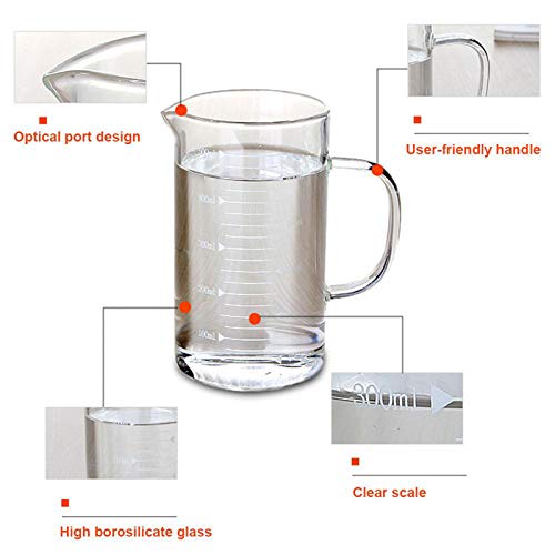 240 ml Espresso Glass Measuring Cups, 8 OZ Mini Measuring Beaker
