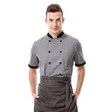 Cheflife colored unisex chef uniforms short sleeve coat