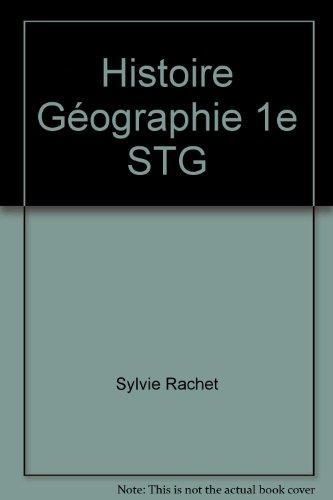 Histoire-géographie, première STG