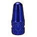 Yuauy 10 Pcs Blue Bike Bicycle Road Racing Coloured Metal Valve Cap Dust Covers