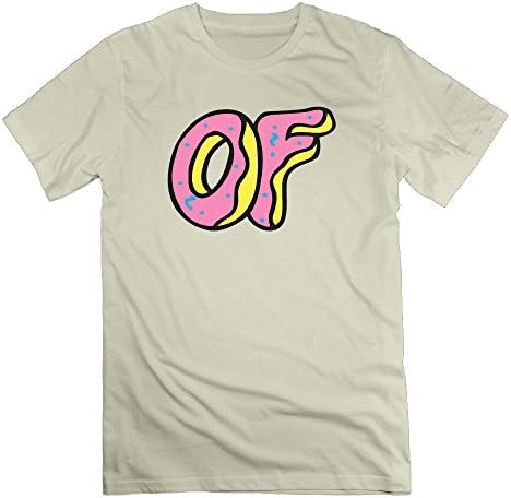 Men's Odd Future 100% Cotton O Neck T-Shirt Natural US Size S