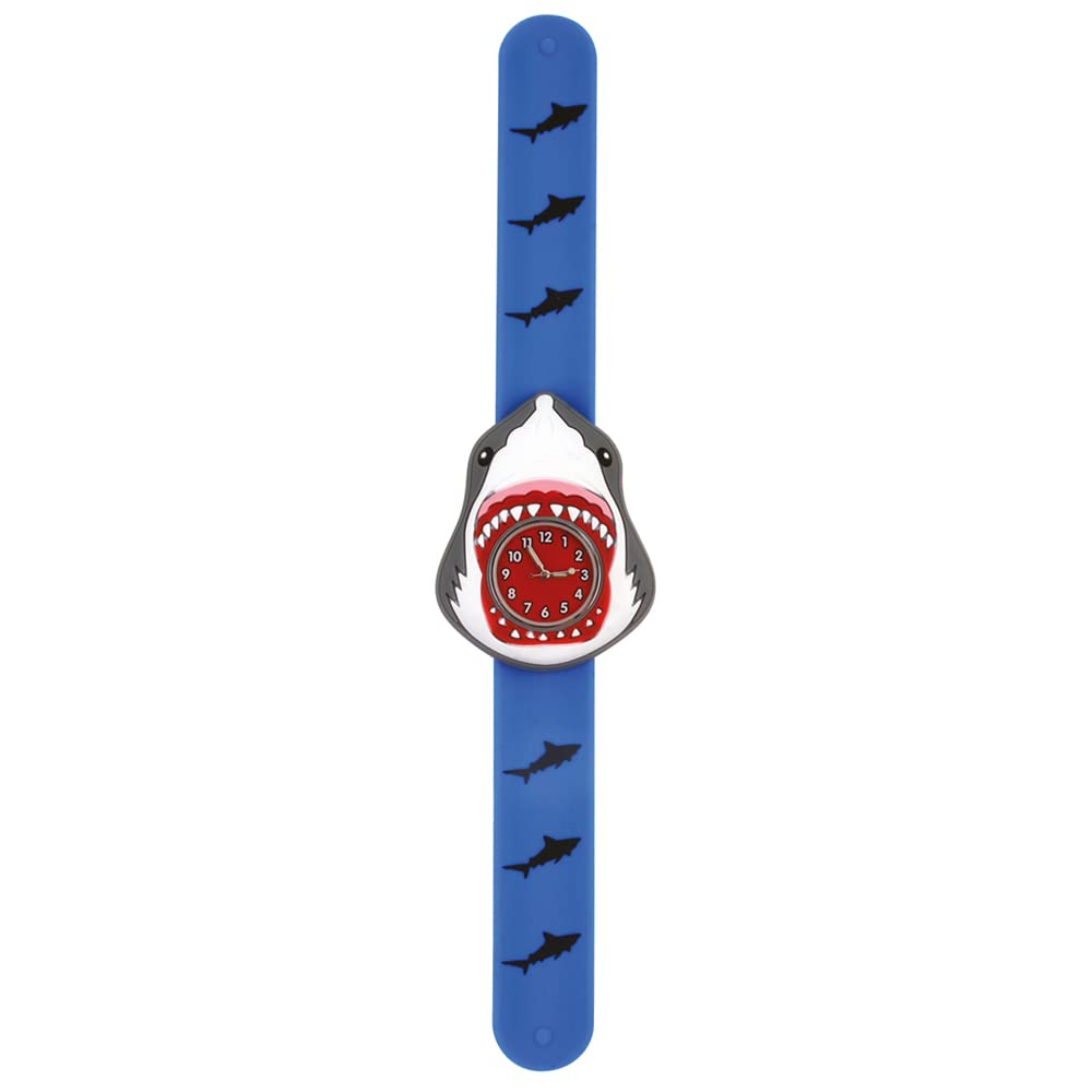 Children's Shark Watch with slap-on silicone strap by Wild Watches