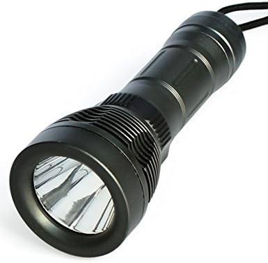 PFSN Scuba Diving Flashlight Rechargeable Underwater 80 m Waterproof Tactical Dive Torch Lights with 800LM XML- T6 LED Expert for Professional Sports Camping Biking Working Hunting Fishing Walking