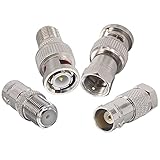 Boobrie 4PCS F Type to BNC Connector Kit F to BNC