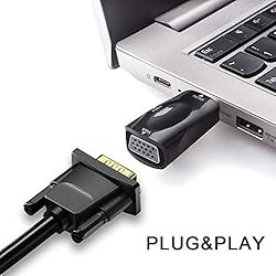 SZYIKUER HDMI to VGA Adapter Converter with 3.5mm