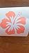 Hibiscus Flower Vinyl Decal Sticker | Hawaiian Hibiscus Vinyl Decal | Yeti Vinyl Decal | Car Decal Sticker | MacBook Decal | Phone Decal | Laptop Decal I Window Decal