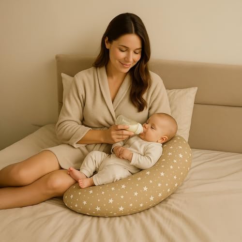Totsy Baby Nursing and Pregnancy Pillow 190 cm – Pillow for Side Sleepers Rest and Relaxation Ideal for Future Moms C Shape Oeko-Tex