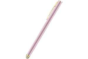 Conductive Fabric Tip Stylus Pen Reactive Touch Slim Metal Body Comfort Grip Gold Clip Stylus Pen for Touch Screen