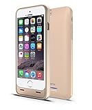 iPhone 6 Battery Case, JOTO Slim Fit Extended Battery Case for Apple iPhone 6 4.7 Inch - 3100mAh / 150% Extra Battery [Apple MFI Certified] - External Rechargeable Protective iPhone 6 Charger Case / Best iPhone 6 Charging Case / Extended iPhone 6 Backup Power Bank Battery Pack Cover Cases, (iPhone 6 Battery Pack / iPhone 6 Power Case / iPhone 6 USB Juice Bank / iPhone 6 Battery Charger) [Gold / Gold]
