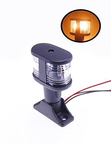 Pactrade Marine 3 7/8”Anchor Stern Masthead Light Use Up to 20M Festoon Bulb 12V/8W