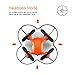 Virhuck Volar-360 Nano Drone (Suit for Experienced Flyer) 2.4 GHz 4.5 CH 6 AXIS GYRO Multicolor LED with Rolls and 3D Flips, Orange