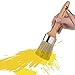 Mudder Round Paint Brush Wax Brush Chalk Paint and Wax Brush with 2 Inches Diameter Head