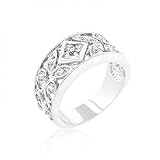 Spring Floral Cubic Zirconia Band