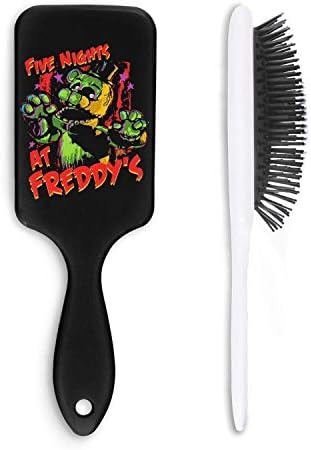 Detangling Cushion Hairbrush Game Art Design Wet and Dry Hair Comb for All Hair Types