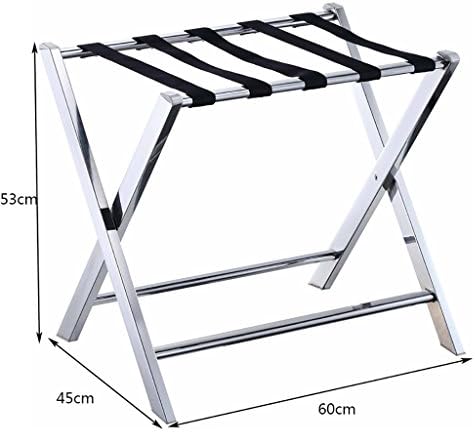 JYXLJ Stainless Steel Luggage Rack, Hotel Room Foldable Luggage Rack Suitcase Holder, Creative Luggage Rack Luggage Shelving (Color : C)
