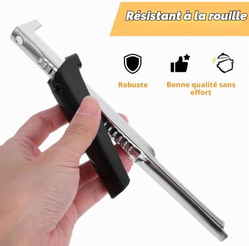 Ouvre Bocal Sans Effort, Ouvre-BoîTe RéGlable, Effortless Ouvre Bocal Manuel Réglable, Pour Personnes âGéEs Enfants Femmes Mains Faibles