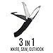 TreeHopper 3 in 1 Field Dress Knife. Includes Knife, Bone Saw, and Gut Hook, Perfect for Skinning, Gutting, Deer Hunting