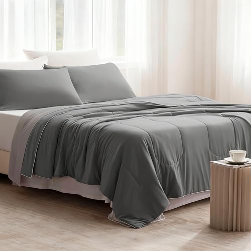 SLEEP ZONE Twin Cooling Comforter Set for Hot