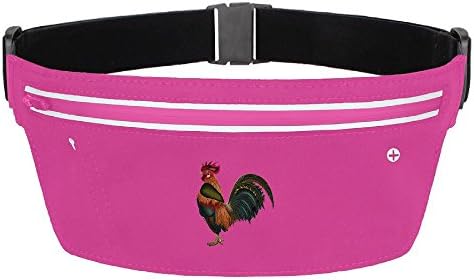 Cock Running Belt Funny Waist Pack Zipper Pockets For Running Hiking Cycling Climbing