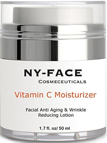 NY FACE’s BEST Vitamin C Moisturizer, 1.7 oz, 65% Organic - Anti-Aging, Firming ,Wrinkles, Age Spots, Skin Tone.