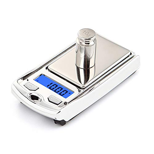 Businda Digital Mini Kitchen Scale, Multifunction Waterproof Food Scale High Accuracy Jewelry Scale with LCD Display Jewelry Gold Herb Balance Weight
