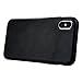 JISONCASE iPhone X Leather Case, iPhone X Case, Vintage Series Slim Back Case Grip Cover with Metallic Buttons for 2017 Apple iPhone X 5.8