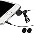 Professional #1 Best Lavalier Lapel Microphone Omnidirectional Condenser Mic for Apple IPhone Android & Windows Smartphones,Youtube,Interview,Studio,Video Recording,Noise Cancelling Mic