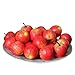 Voberry® 50 Pcs Home Furnishing Artificial Apple Plastic Ecorative Fruit Photographic Props (Red)