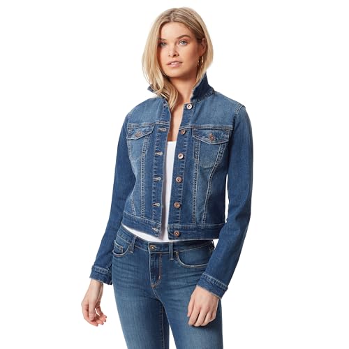 Jessica Simpson Pixie Veste classique en jean pour femme Coupe féminine, Jefford, XL