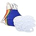 Sparklelife Kids Children Fabric Apron Smock 6 Color Painting Art Paint Tray Palette Kit 6 Pack