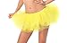 BUENOS NINOS Women's Sexy 6 Layers Tulle Tutu Costume Ballet Skirt for Running Free Size Yellow