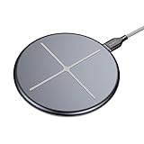 iPhone X Wireless Charger, FLOVEME Standard QI Wireless Charging Pad for iPhone X/8/Plus Fast Wireless Charge for Samsung S9/S9 PLUS/S8/S8 PLUS/S7/S7 Edge/Note 5 8 and All Qi-Enabled Phones, Black