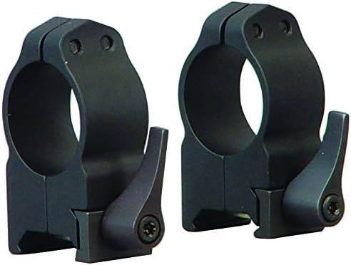Warne 1 Inch Quick Detach Rings Medium Matte 201LM