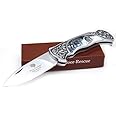 Wild Turkey Handmade Collection Old Fashioned Two Tone Lock Back Folding Knife.. (Wolf 1)
