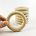10pc Large Wooden Ring 2.75 Inch Diameter (70mm) thickness 13mmGreat baby Teethers Rings Toss Games