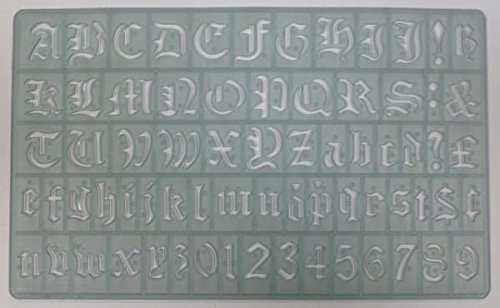 Lettering Stencil Wiler - N302/20 Old English 20 mm