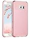 BENTOBEN Galaxy S6 Edge Plus Case, S6 Edge Plus Case, Slim Scratch Resistant Dual Layer Hybrid Rugged Soft TPU Bumper Shockproof Protective Case for Samsung Galaxy S6 Edge Plus, Rose Gold
