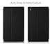 FYY Lenovo Tab S8-50 Case - Ultra Slim Lightweight Premium PU Leather Cover Multi-Angle Stand Case for Lenovo Tab S8-50 Black