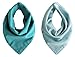 Little Bot Muslin Reversible Bandana Bib. 4 Pack, 100% Cotton.