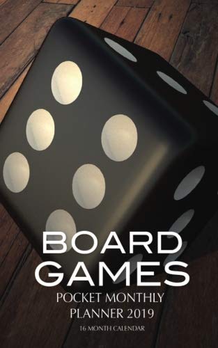 Board Games Pocket Monthly Planner 2019: 16 Month Calendar by 