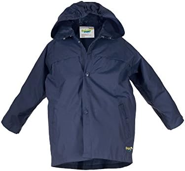Splashy Children's Rain Jacket (4T, Navy)