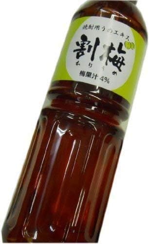 Amazon キンミヤ焼酎にあう 焼酎用梅エキス 割梅 わりうめ ペット１０００ｍｌ １リットル 割梅 割り材 通販